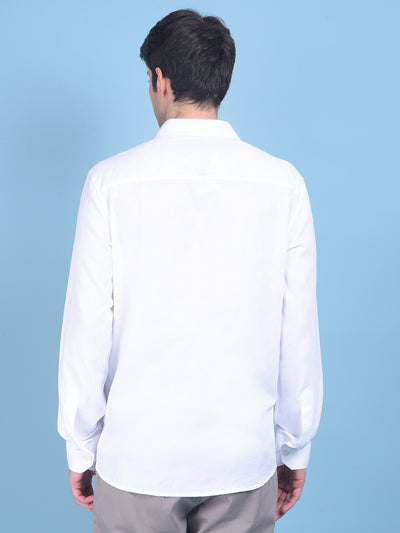 White Shirt-Men Shirts-Crimsoune Club