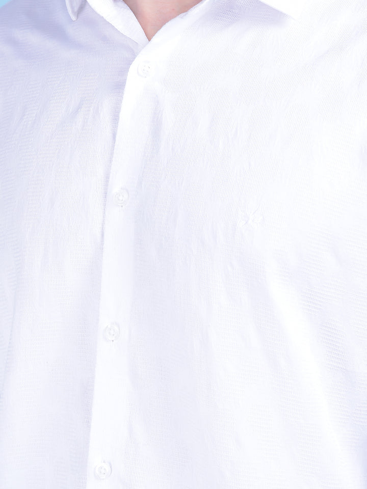 White Shirt-Men Shirts-Crimsoune Club
