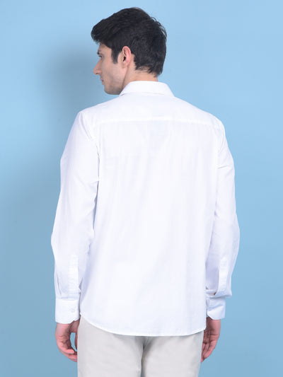 White Shirt-Men Shirts-Crimsoune Club