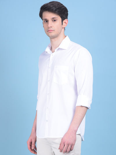 White Shirt-Men Shirts-Crimsoune Club