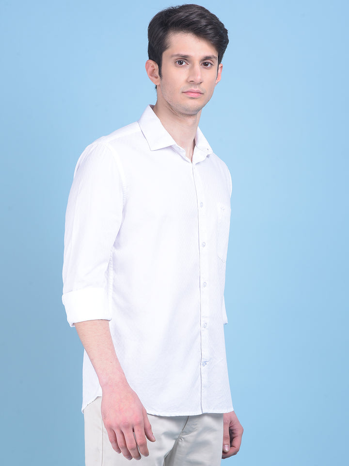 White Shirt-Men Shirts-Crimsoune Club
