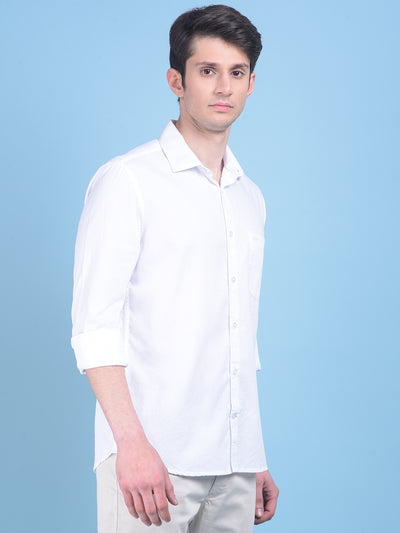 White Shirt-Men Shirts-Crimsoune Club
