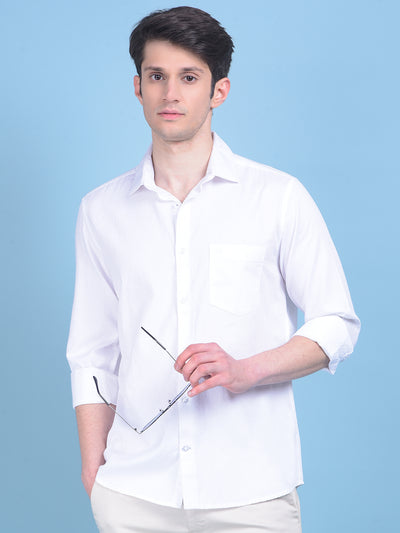 White Shirt-Men Shirts-Crimsoune Club