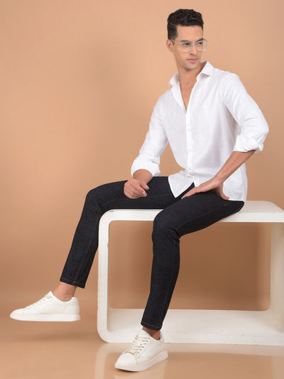 White Printed Shirt-Men Shirts-Crimsoune Club