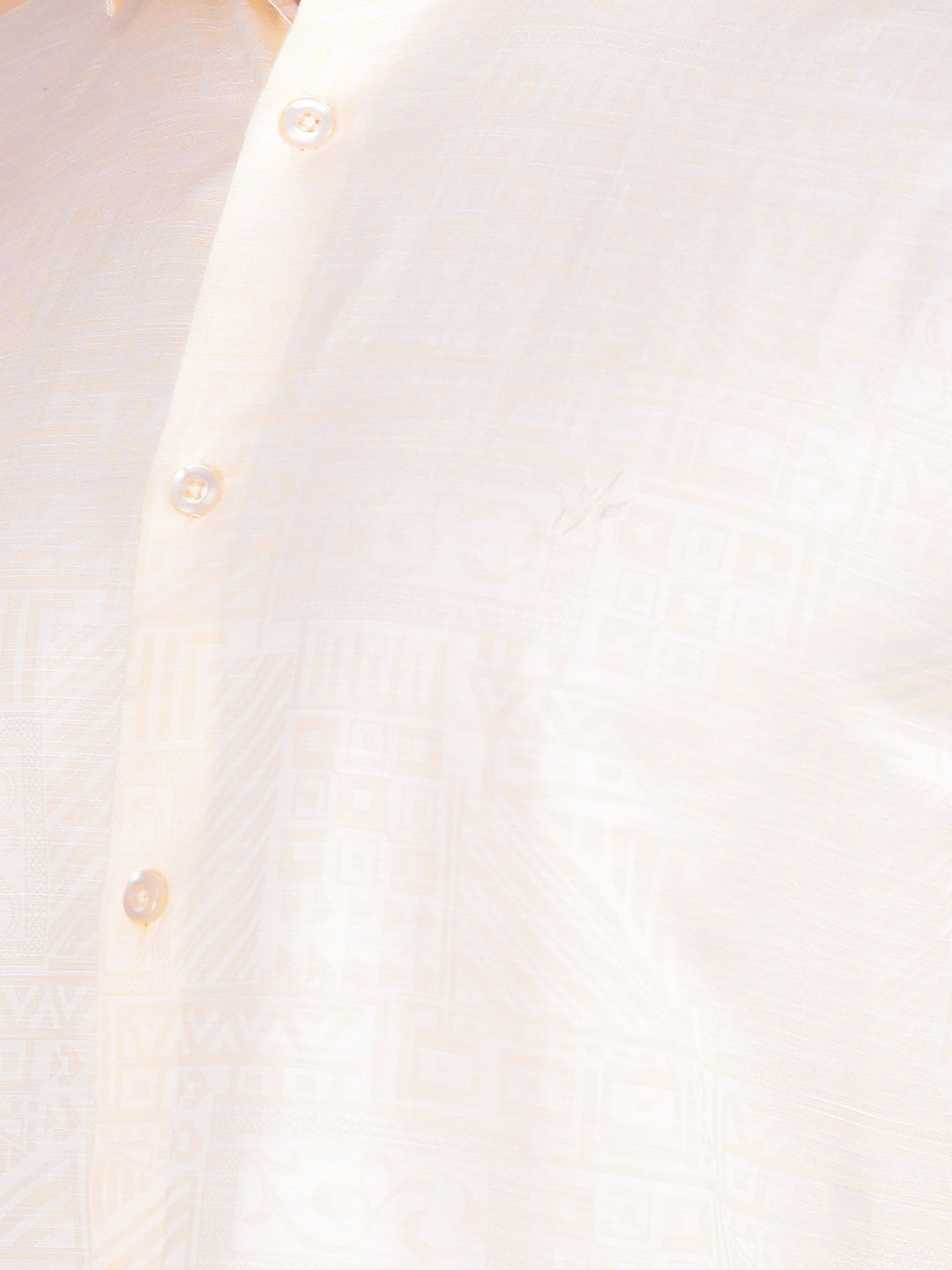 Yellow Printed Shirt-Men Shirts-Crimsoune Club
