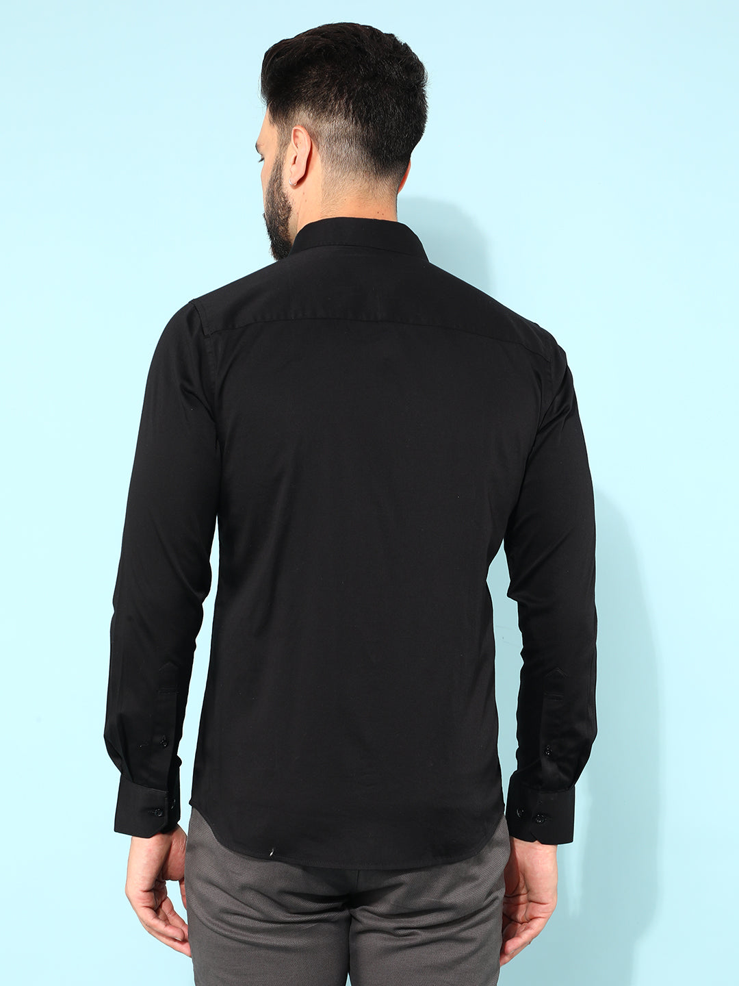 Black Shirt-Men Shirts-Crimsoune Club