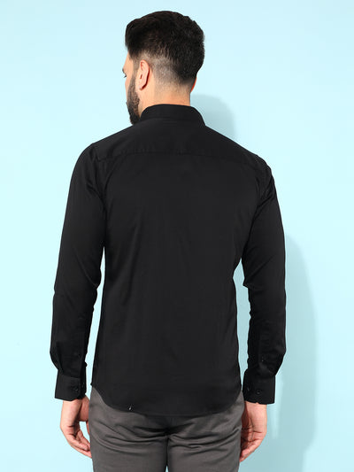 Black Shirt-Men Shirts-Crimsoune Club