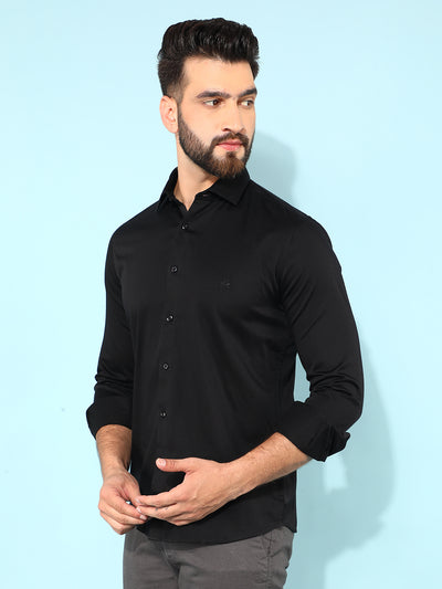 Black Shirt-Men Shirts-Crimsoune Club