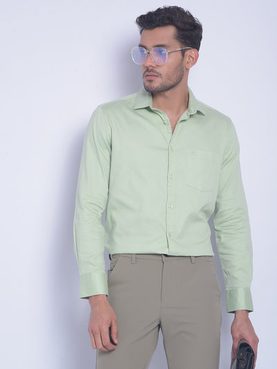 Green Shirt-Men Shirts-Crimsoune Club