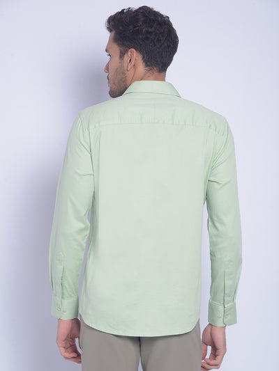 Green Shirt-Men Shirts-Crimsoune Club