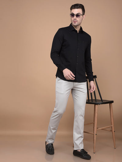 Black Shirt-Men Shirts-Crimsoune Club