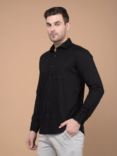 Black Shirt-Men Shirts-Crimsoune Club