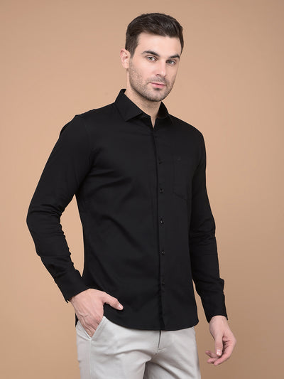 Black Shirt-Men Shirts-Crimsoune Club