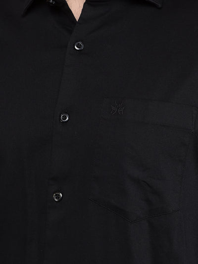 Black Shirt-Men Shirts-Crimsoune Club