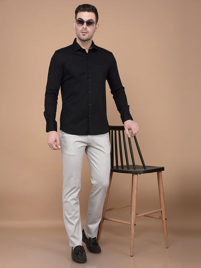 Black Shirt-Men Shirts-Crimsoune Club