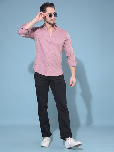 Pink Tartan Check Shirt-Men Shirts-Crimsoune Club