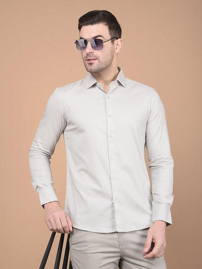Grey Shirt-Men Shirts-Crimsoune Club