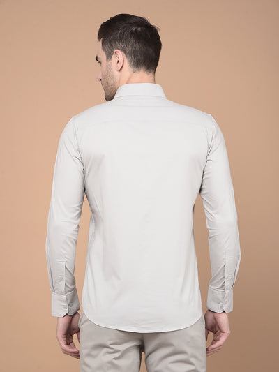 Grey Shirt-Men Shirts-Crimsoune Club