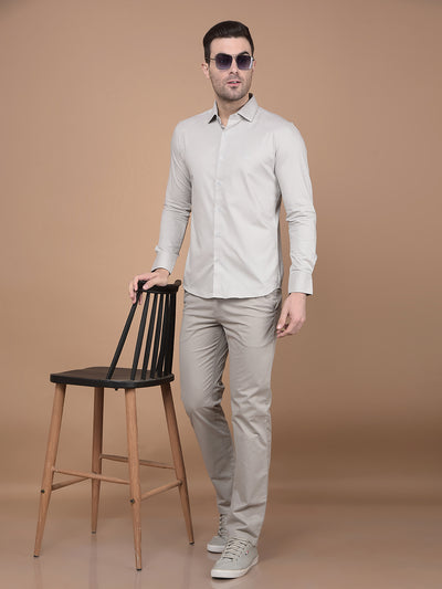 Grey Shirt-Men Shirts-Crimsoune Club