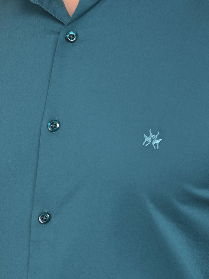 Green Shirt-Men Shirts-Crimsoune Club