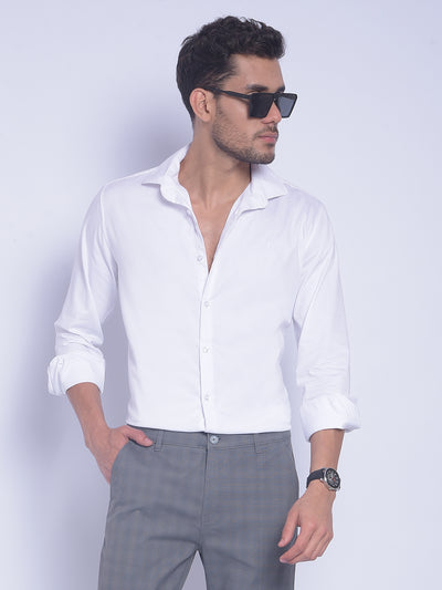 White Shirt-Men Shirts-Crimsoune Club