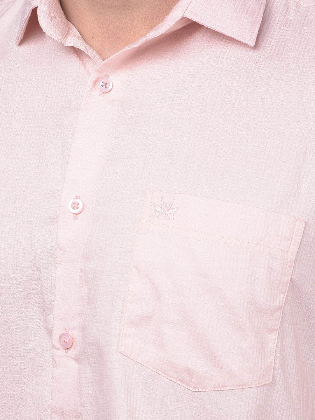 Peach Shirt-Men Shirts-Crimsoune Club