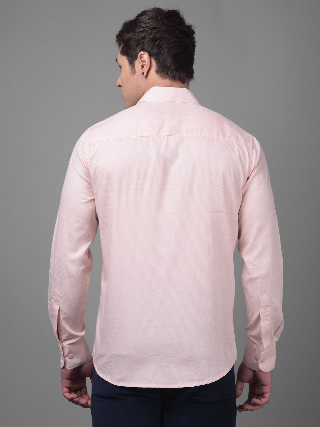 Peach Shirt-Men Shirts-Crimsoune Club