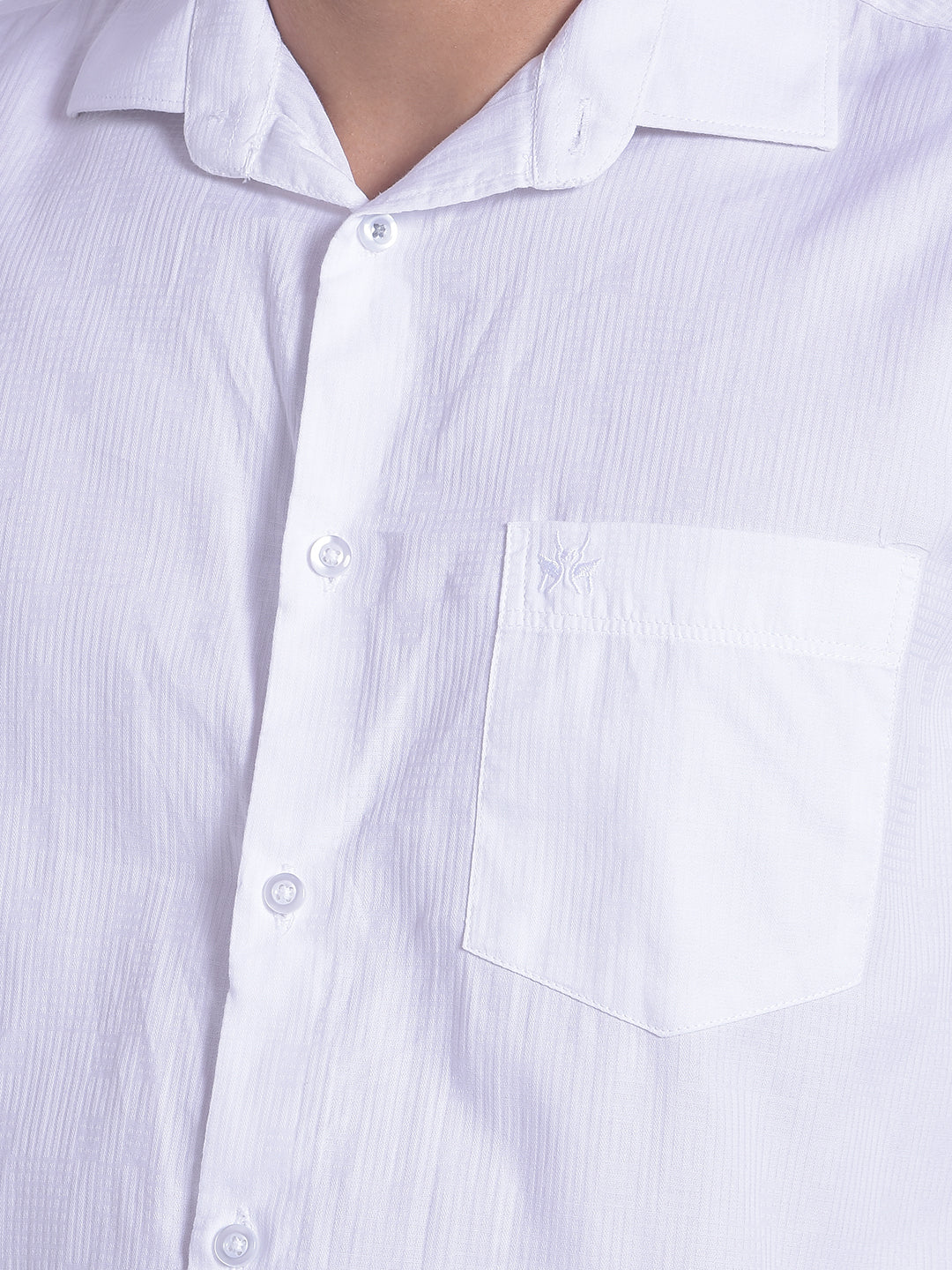 White Printed Shirt-Men Shirts-Crimsoune Club