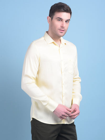 Yellow Shirt-Men Shirts-Crimsoune Club