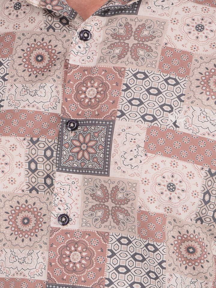 Multi-Color Printed Shirt-Men Shirts-Crimsoune Club