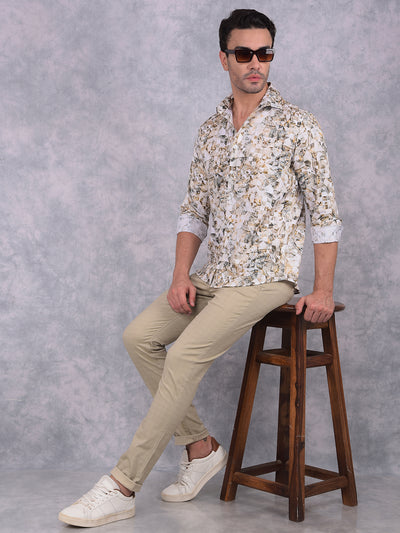 White Printed Shirt-Men Shirts-Crimsoune Club