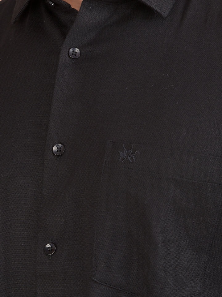 Black Shirt-Men Shirts-Crimsoune Club