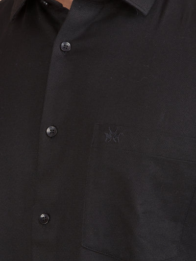 Black Shirt-Men Shirts-Crimsoune Club