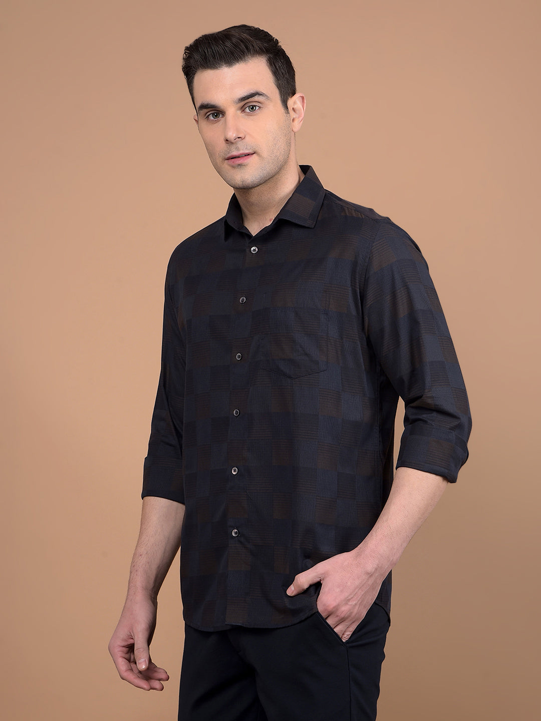 Multi-Color Printed 100% Cotton Shirt-Men Shirts-Crimsoune Club