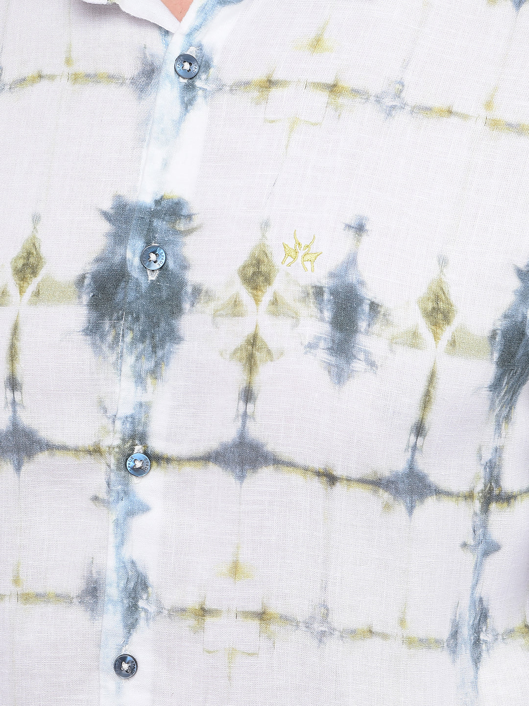 Multi-Color Printed Linen Shirt-Men Shirts-Crimsoune Club