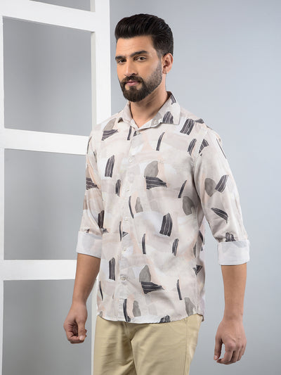 Multi-Color Printed Modal Shirt-Men Shirts-Crimsoune Club