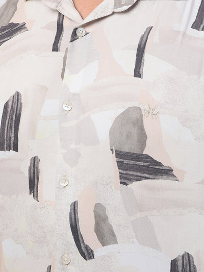 Multi-Color Printed Modal Shirt-Men Shirts-Crimsoune Club
