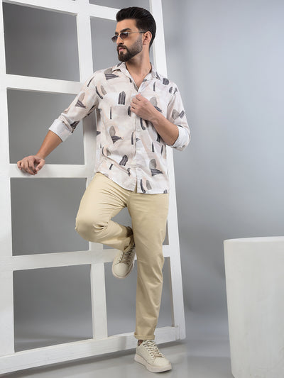 Multi-Color Printed Modal Shirt-Men Shirts-Crimsoune Club