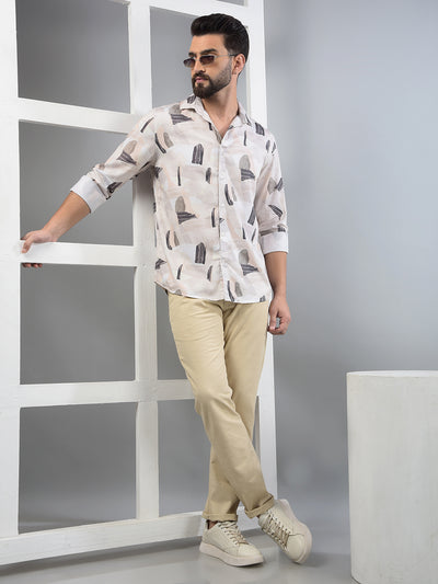 Multi-Color Printed Modal Shirt-Men Shirts-Crimsoune Club