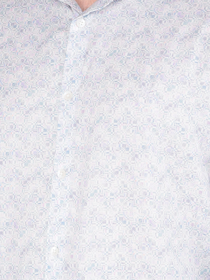 Multi-Color Printed Modal Shirt-Men Shirts-Crimsoune Club