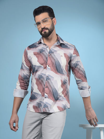Multi-Color Printed Shirt-Men Shirts-Crimsoune Club