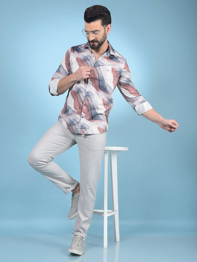 Multi-Color Printed Shirt-Men Shirts-Crimsoune Club