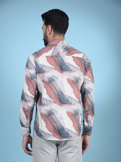 Multi-Color Printed Shirt-Men Shirts-Crimsoune Club