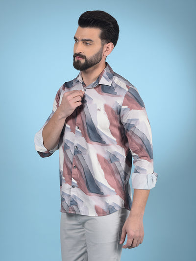 Multi-Color Printed Shirt-Men Shirts-Crimsoune Club