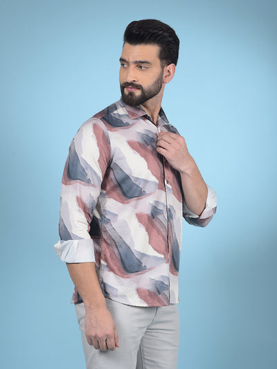 Multi-Color Printed Shirt-Men Shirts-Crimsoune Club