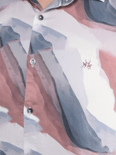 Multi-Color Printed Shirt-Men Shirts-Crimsoune Club