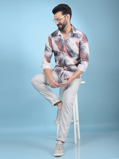Multi-Color Printed Shirt-Men Shirts-Crimsoune Club