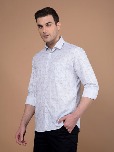 Multi-Color Printed Cotton Shirt-Men Shirts-Crimsoune Club