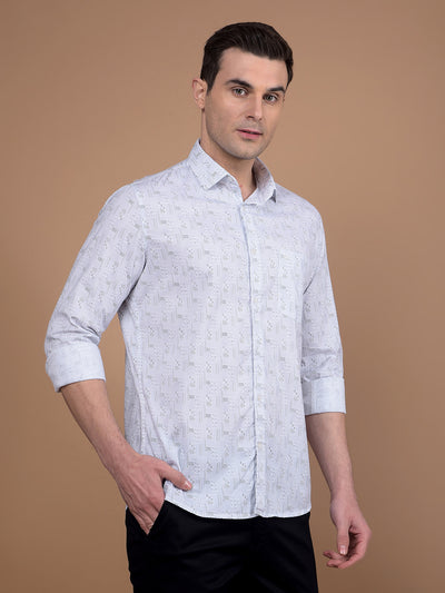 Multi-Color Printed Cotton Shirt-Men Shirts-Crimsoune Club
