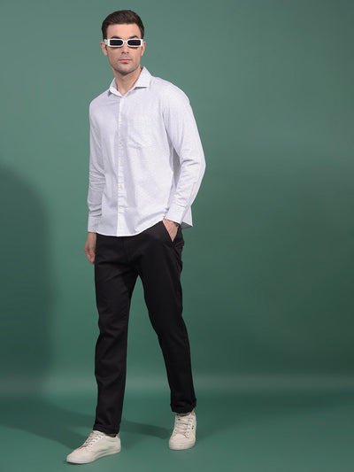 White Printed Shirt-Men Shirts-Crimsoune Club